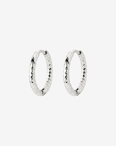 Prism Hoops Small Silver