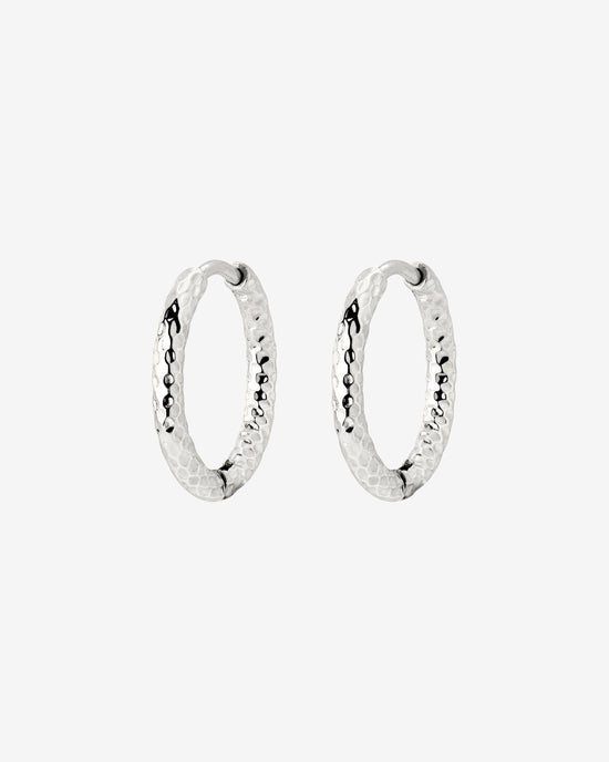 Prism Hoops Small Silver