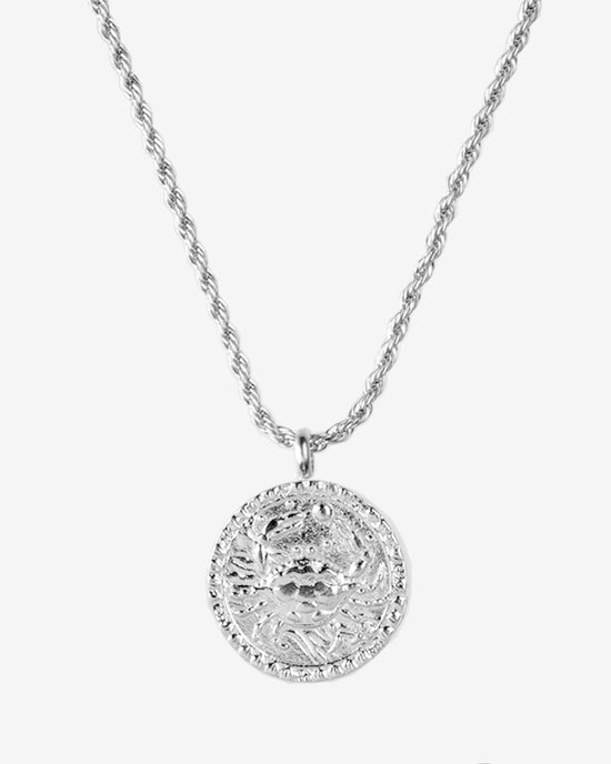 Zodiac Sign Necklace Silver