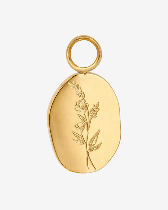 Bouquet Coin Hoop Set Medium Gold