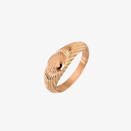 Sea Shell Ring Rose Gold