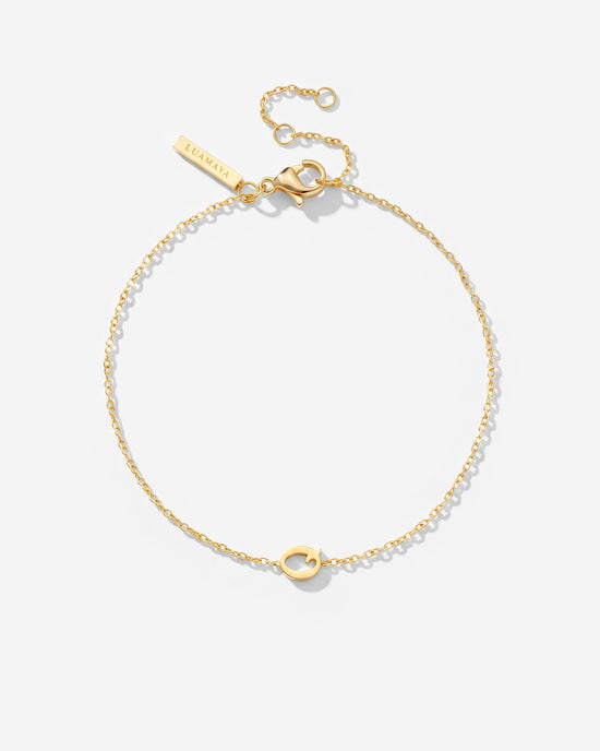 Tiny Letter Bracelet