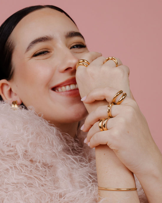 Twinsies Ring Rose Gold