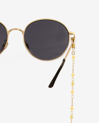 Spring Babe Sunglasses Chain Gold