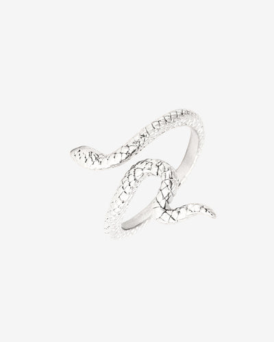 Lola Selflove Snake Ring Silver