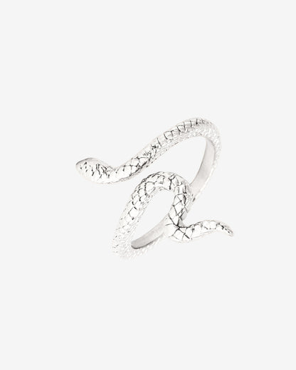 Lola Selflove Snake Ring Silver