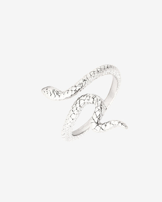 Lola Selflove Snake Ring Silver