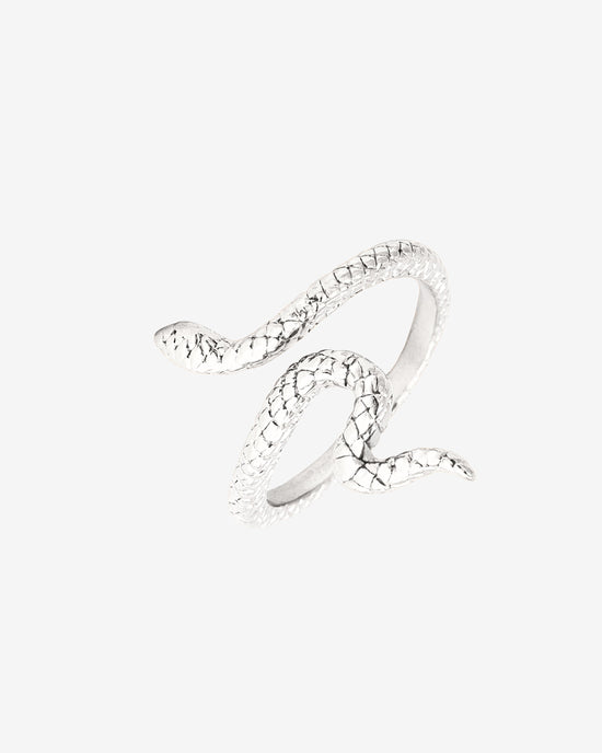 Lola Selflove Snake Ring Silver