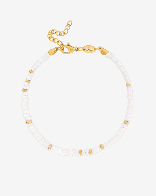 Puka Shell Bracelet gold