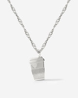 Petit Café Necklace Silver