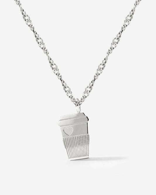 Petit Café Necklace Silver