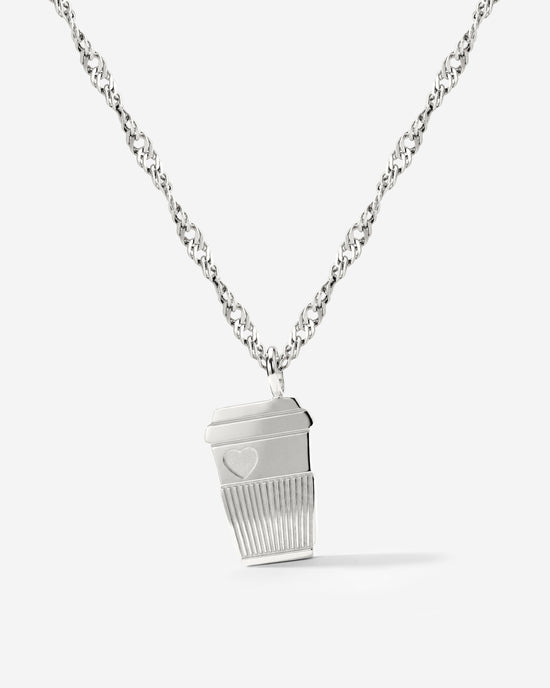 Petit Café Necklace Silver