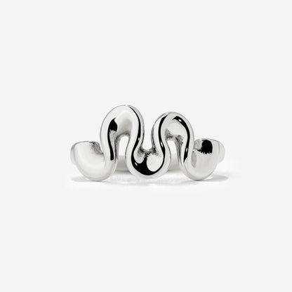 Swirl Ring Silver