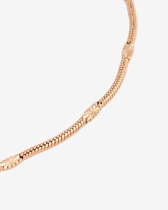 Sun Ray Necklace Rose Gold