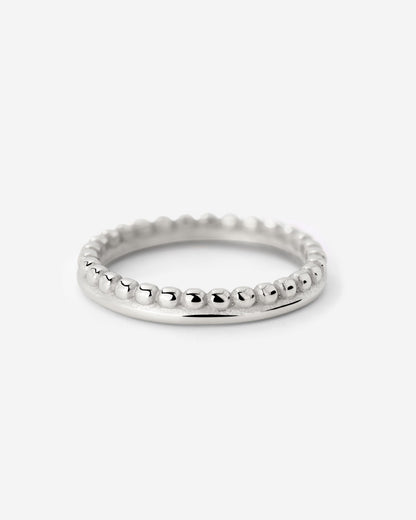 Boho Dots Ring Silver