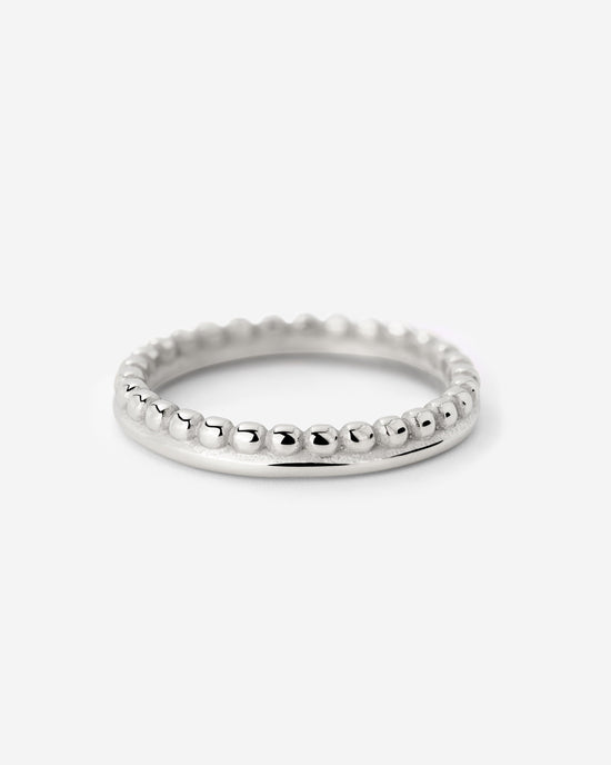 Boho Dots Ring Silver