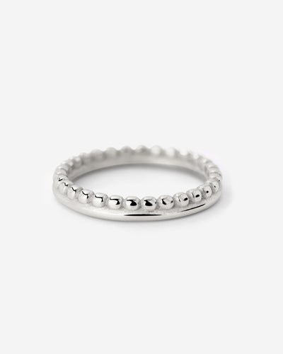 Boho Dots Ring Silver