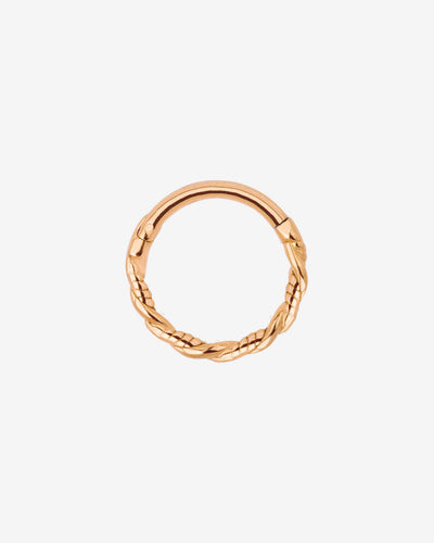 Curly Twist Piercing Rose Gold