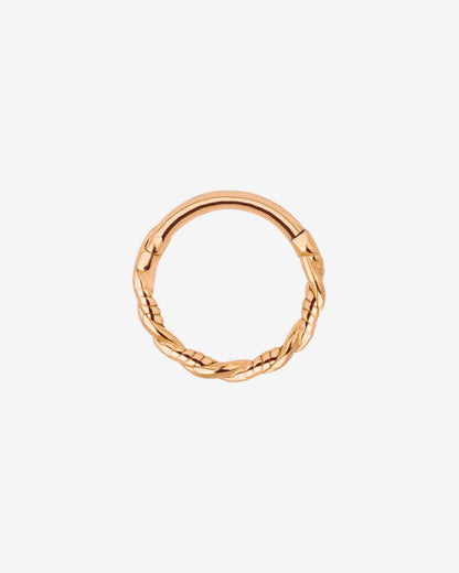 Curly Twist Piercing Rose Gold