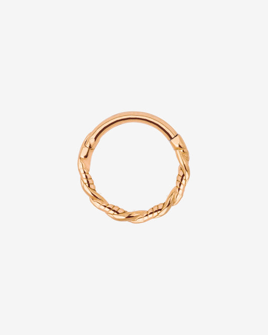 Curly Twist Piercing Rose Gold