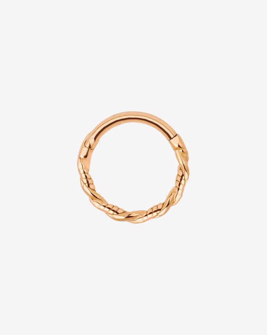 Curly Twist Piercing Rose Gold