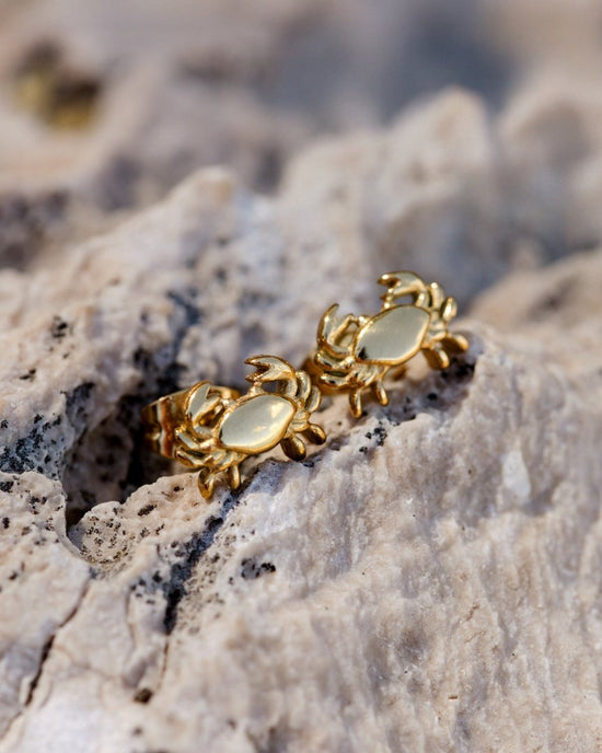 Crab Chaser Studs Silver
