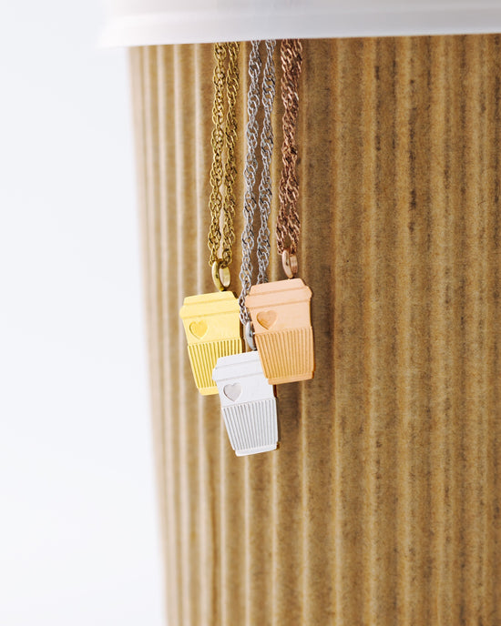 Petit Café Necklace Silver