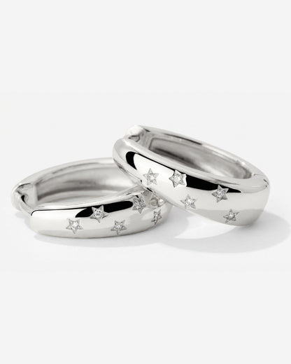 Starstruck Hoops Silver