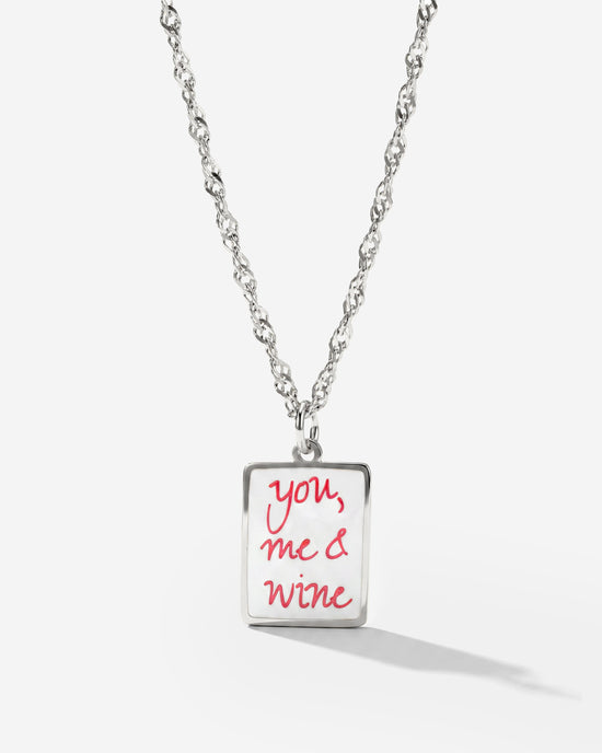 You, me & wine Necklace