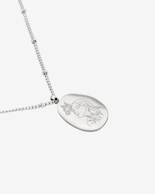 Tender Grace Necklace Silver