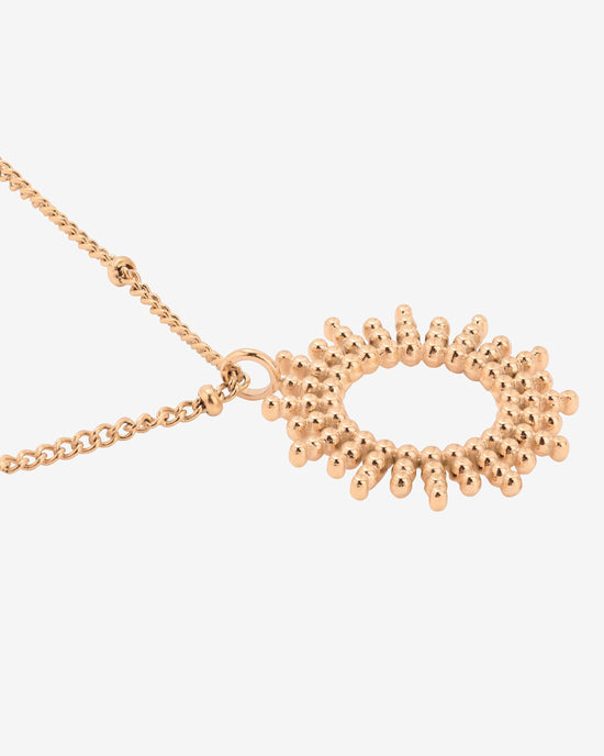 Sunny Beads Necklace Rose Gold