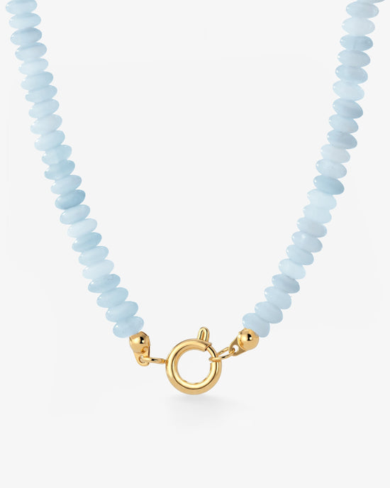 Seastone Charm Necklace Gold