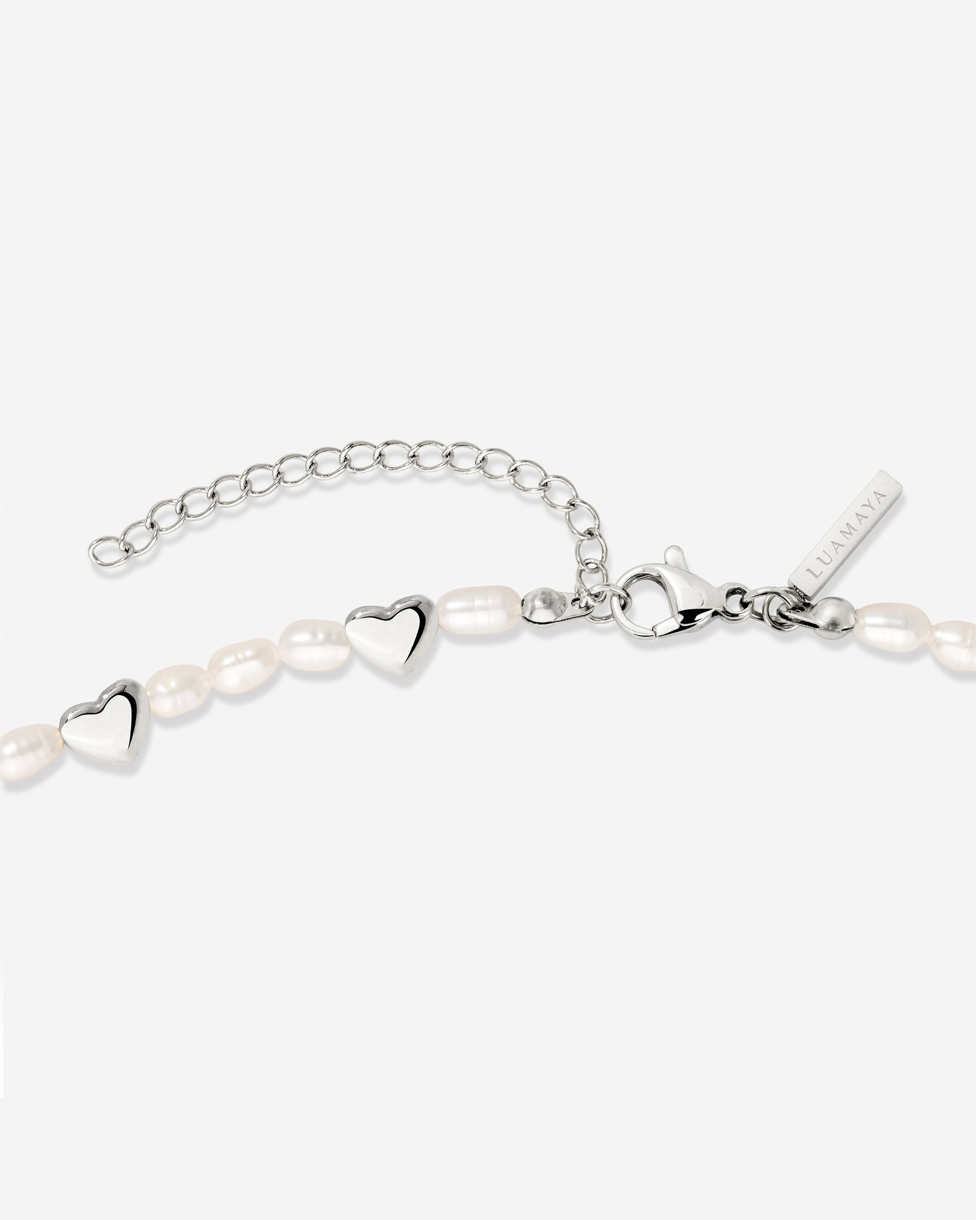 Love Pearls Necklace Silver