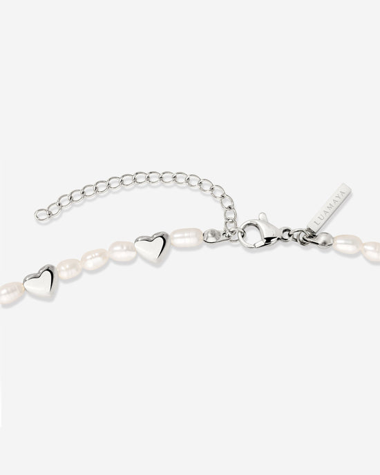 Love Pearls Necklace Silver