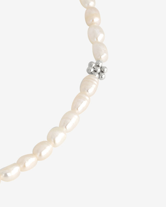Blossom Pearl Bracelet Silver