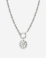 Starry Skies Rope Chain Necklace Set Silver