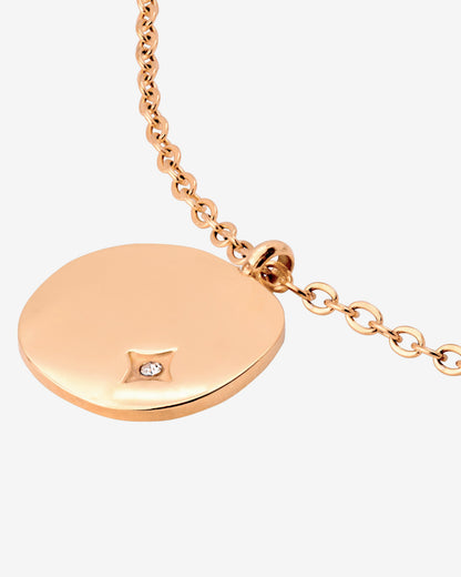 Spring Bling Necklace Rose Gold