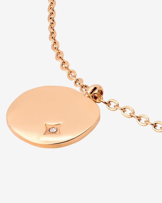 Spring Bling Necklace Rose Gold