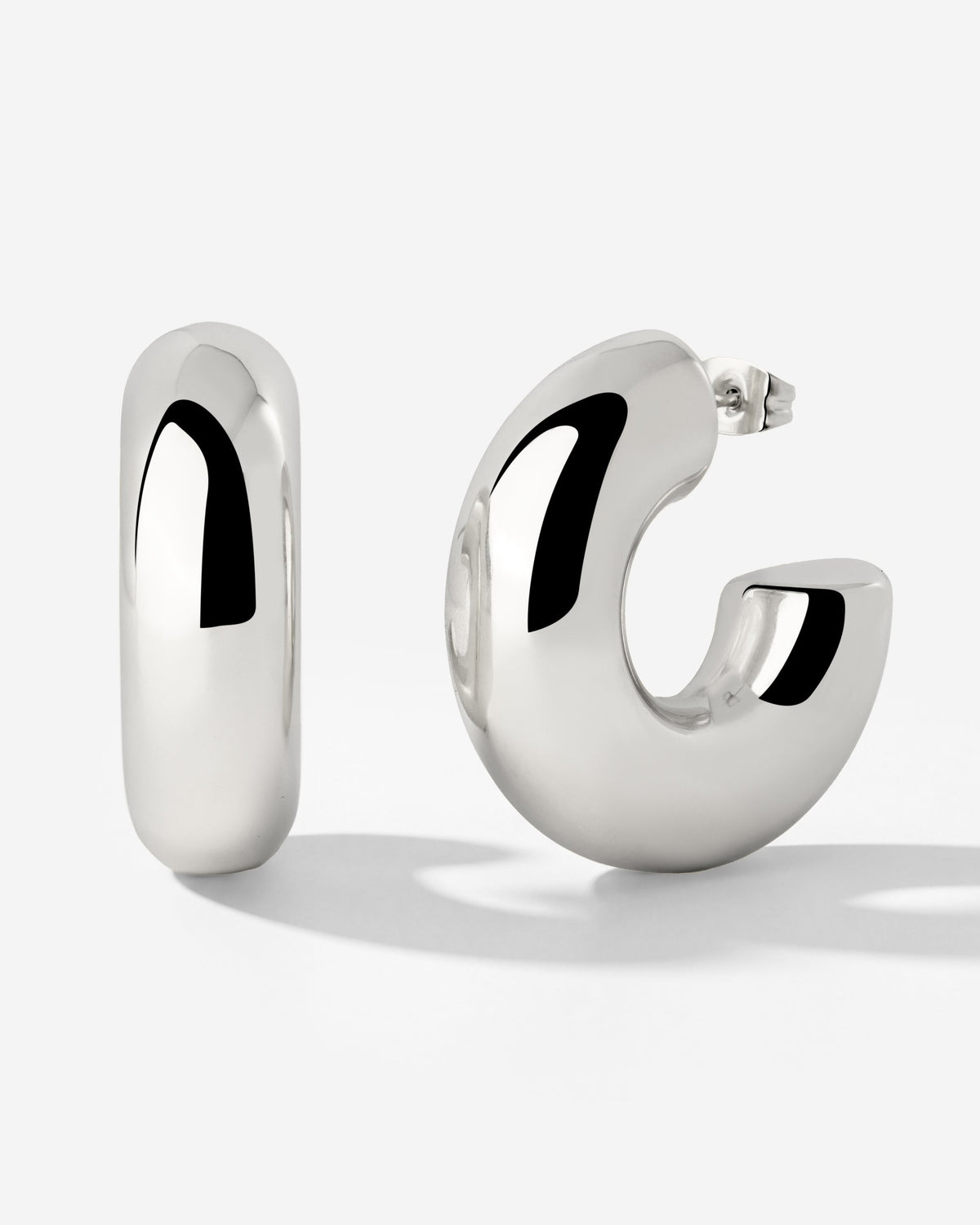 Chunky Hoop Studs