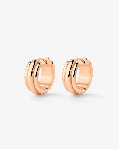 Halo Hoops Rose Gold
