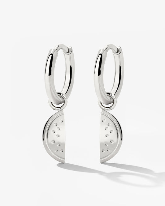 Melony Hoop Set Small Silver