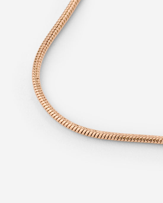 Schlanke runde Schlangenkette
