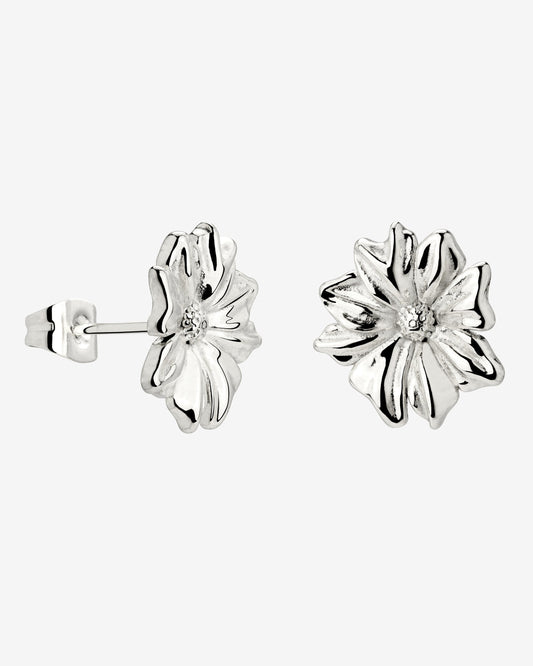 Pure Petal Studs Silver