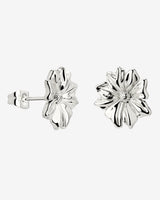 Pure Petal Studs Silver