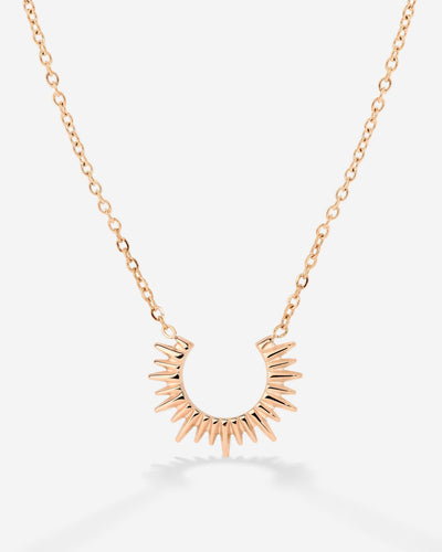 Icicle Necklace Rose Gold