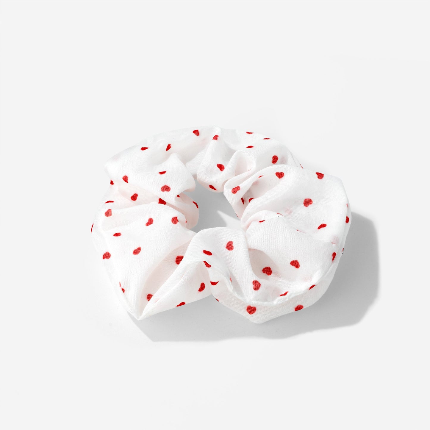 Shimmering Scrunchie Medium Hearts