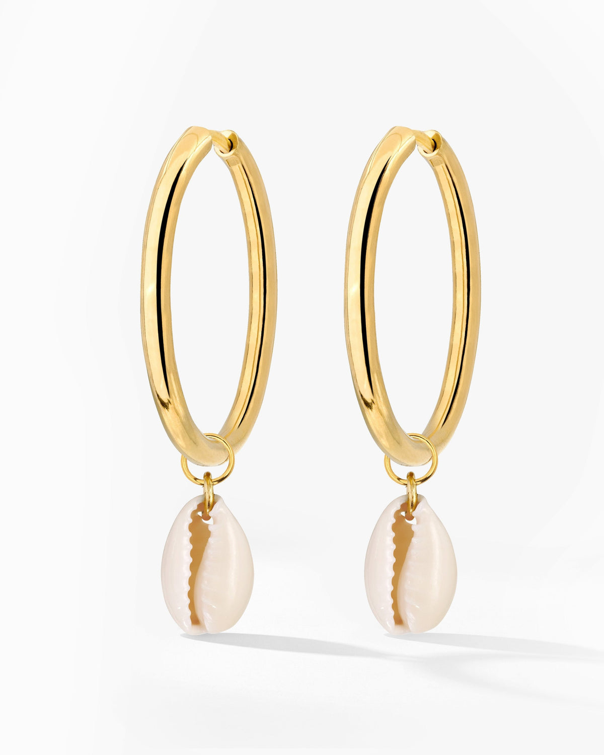 Ocean Whisper Sierra Hoop Set Large Gold