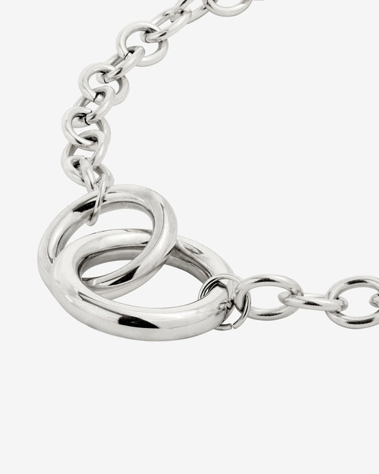 Love Me a Link Necklace Silver