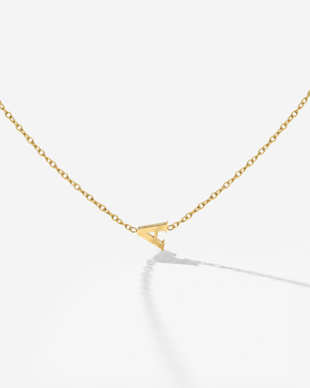 Tiny Letter Necklace