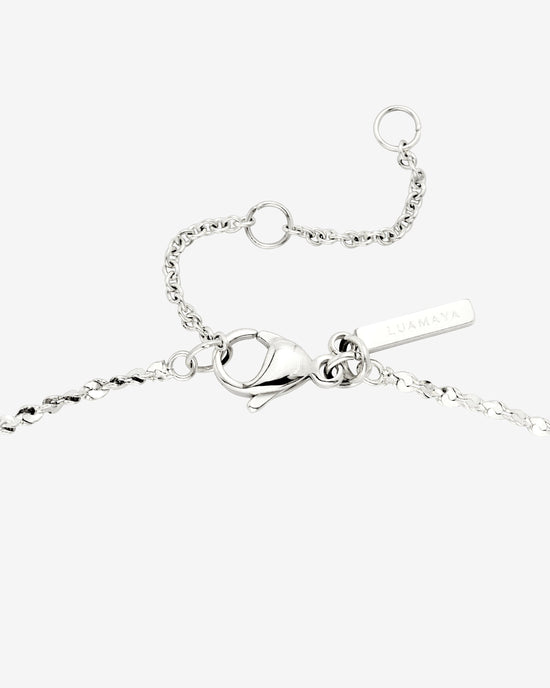 Tinsel Chain Necklace Silver